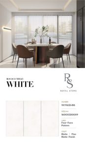 9XY1632 818 ROCOCO MILKY WHITE