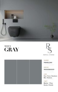 918XGL244 MEDIUM GRAY