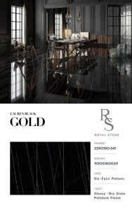 ZS90180 241 LAUREN BLACK GOLD