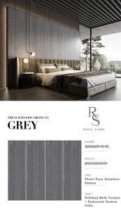 GD82609 FS 92 FRENCH WOODCARVING FI GREY