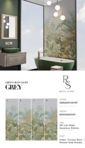 GD82609 HG 119 GREEN GRASS LIGHT GREY