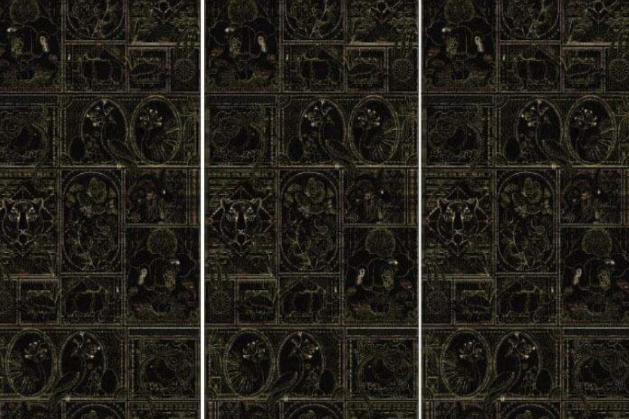 GD82609 SS 85 ELLEN RICH BLACK ROSE GOLD COFFEE 1