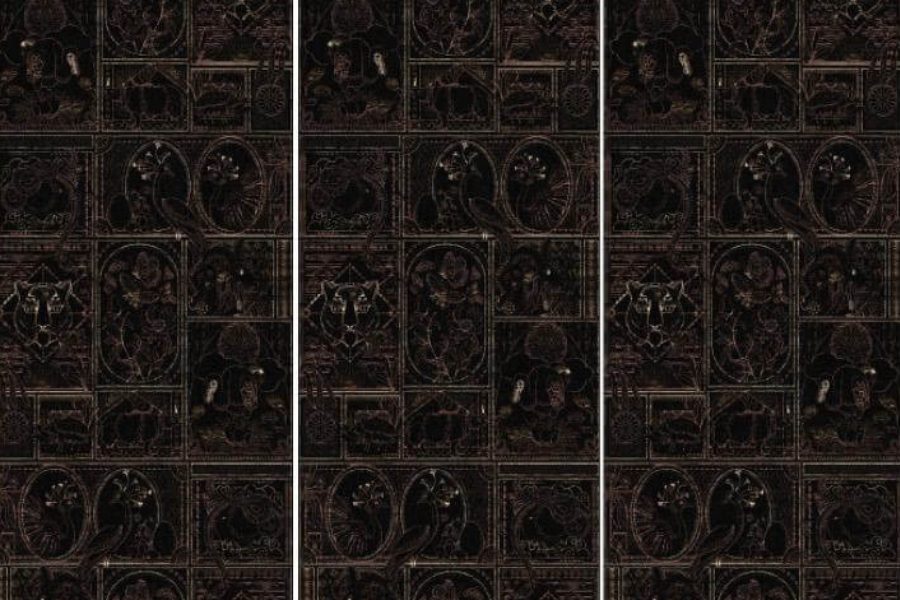 GD82609 SS88 ELLEN RICH BLACK ROSE GOLD COFFEE 1